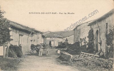 Carte postale ancienne Rosieres devant Bar — Naives-Rosières (Meuse)