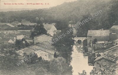 Carte postale ancienne Rupt sur Saulx — Rupt-aux-Nonains (Meuse)