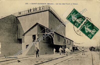 Carte postale ancienne St Germain — Saint-Germain-sur-Meuse (Meuse)