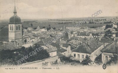 Carte postale ancienne Panorama — Vaucouleurs (Meuse)