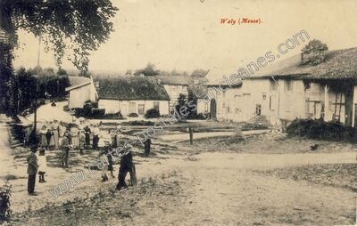 Carte postale ancienne Waly — Waly (Meuse)