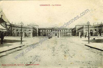 Carte postale ancienne Le Château — Commercy (Meuse)