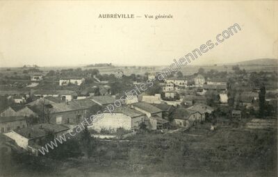 Carte postale ancienne Vue générale — Aubréville (Meuse)
