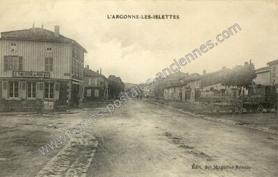 Carte postale ancienne L'Argonne — Les Islettes (Meuse)