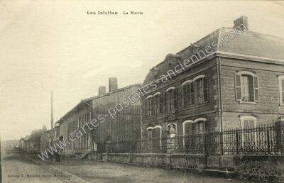 Carte postale ancienne La Mairie — Les Islettes (Meuse)