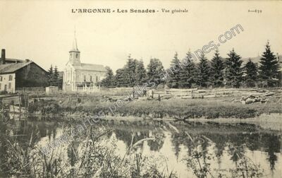 Carte postale ancienne Les Senades — Les Islettes (Meuse)