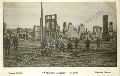 Carte postale ancienne Varennes-en-Argonne