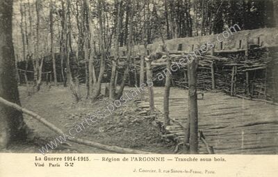 Carte postale ancienne Argonne — Non Localisée (Meuse)