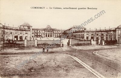 Carte postale ancienne Le Château, actuellement quartier Bercheny — Commercy (Meuse)