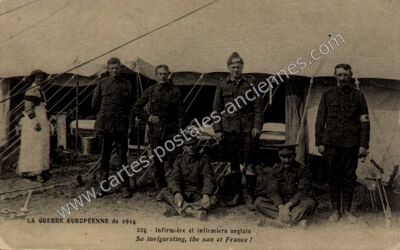 Carte postale ancienne Guerre de 1914 — Non Localisée (Meuse)