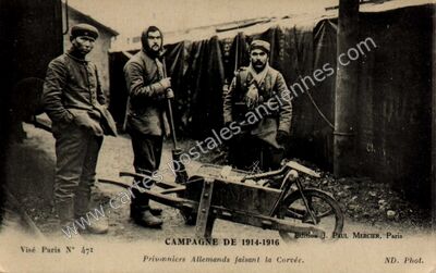 Carte postale ancienne Guerre de 1914 — Non Localisée (Meuse)