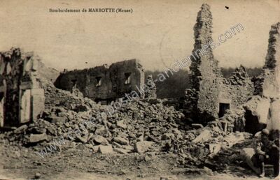 Carte postale ancienne Marbotte — Apremont-la-Forêt (Meuse)