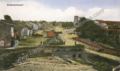 Carte postale ancienne Amenoncourt — Amenoncourt (Meurthe-et-Moselle)