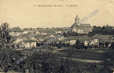 Carte postale ancienne Vue générale — Badonviller (Meurthe-et-Moselle)
