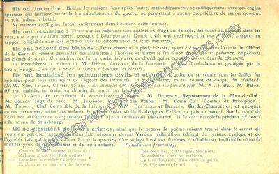 Carte postale ancienne Ils ont incendié — Badonviller (Meurthe-et-Moselle)