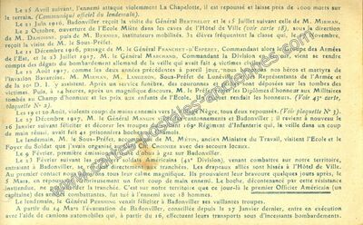 Carte postale ancienne L'ennemi attaque violemment La Chapelotte — Badonviller (Meurthe-et-Moselle)