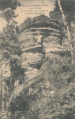 Carte postale ancienne La Roche (Belle-Marie) — Badonviller (Meurthe-et-Moselle)