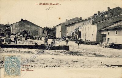 Carte postale ancienne Barbas — Barbas (Meurthe-et-Moselle)