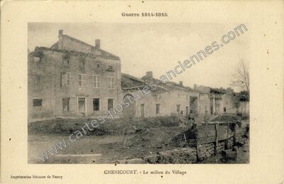 Carte postale ancienne Chenicourt