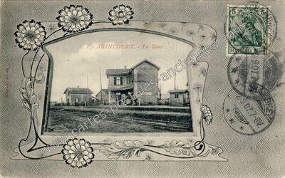 Carte postale ancienne Eulmont Agincourt — Dommartin-sous-Amance (Meurthe-et-Moselle)