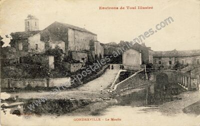 Carte postale ancienne Gondreville