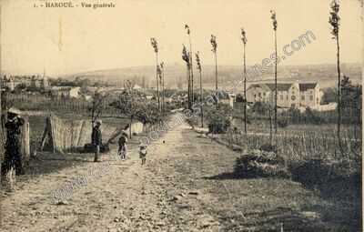 Carte postale ancienne Haroué