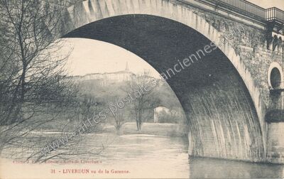 Carte postale ancienne LIVERDUN vu de la Garenne — Liverdun (Meurthe-et-Moselle)