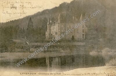 Carte postale ancienne Château de La FLIE — Liverdun (Meurthe-et-Moselle)