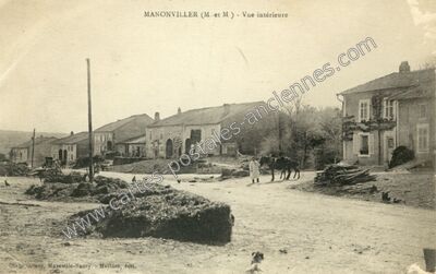Carte postale ancienne Vue intérieure — Manonviller (Meurthe-et-Moselle)