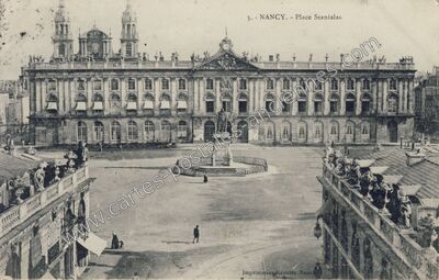 Carte postale ancienne Place Stanislas — Nancy (Meurthe-et-Moselle)
