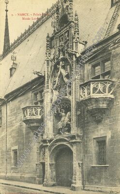Carte postale ancienne Palais des Ducs de Lorraine - Musée Lorrain — Nancy (Meurthe-et-Moselle)