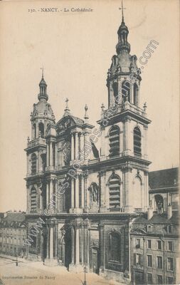 Carte postale ancienne La Cathédrale — Nancy (Meurthe-et-Moselle)
