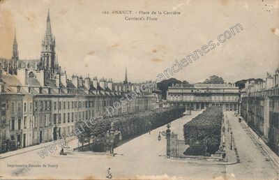 Carte postale ancienne Place de la Carrière — Nancy (Meurthe-et-Moselle)