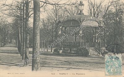 Carte postale ancienne La Pépinière — Nancy (Meurthe-et-Moselle)