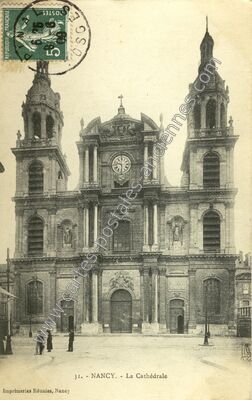 Carte postale ancienne La Cathédrale — Nancy (Meurthe-et-Moselle)