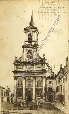 Carte postale ancienne Église de Bonsecours — Nancy (Meurthe-et-Moselle)