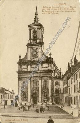 Carte postale ancienne Église de Bonsecours — Nancy (Meurthe-et-Moselle)