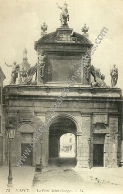 Carte postale ancienne La Porte Saint-Georges — Nancy (Meurthe-et-Moselle)