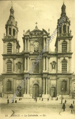 Carte postale ancienne La Cathédrale — Nancy (Meurthe-et-Moselle)