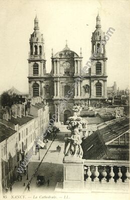 Carte postale ancienne La Cathédrale — Nancy (Meurthe-et-Moselle)