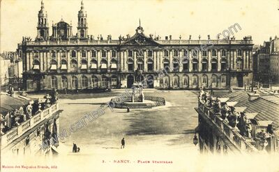 Carte postale ancienne Place Stanislas — Nancy (Meurthe-et-Moselle)