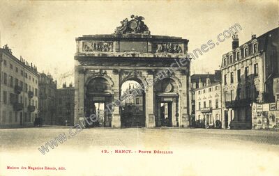 Carte postale ancienne Porte Désilles — Nancy (Meurthe-et-Moselle)