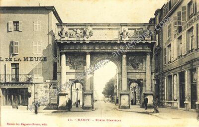 Carte postale ancienne Porte Stanislas — Nancy (Meurthe-et-Moselle)