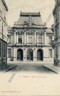 Carte postale ancienne SALLE VICTOR POIREL — Nancy (Meurthe-et-Moselle)