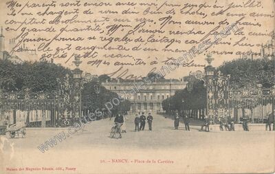 Carte postale ancienne Place de la Carrière — Nancy (Meurthe-et-Moselle)