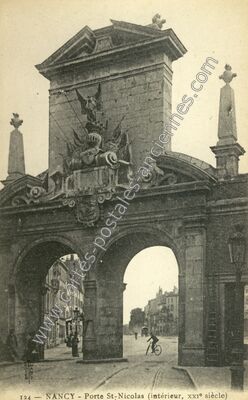 Carte postale ancienne Porte St-Nicolas (intérieur, XXIe siècle) — Nancy (Meurthe-et-Moselle)
