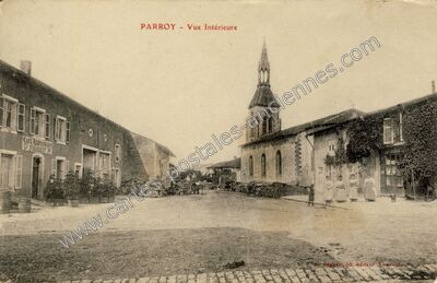 Carte postale ancienne Vue Intérieure — Parroy (Meurthe-et-Moselle)