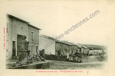 Carte postale ancienne Les Environs de Baccarat — Pettonville (Meurthe-et-Moselle)