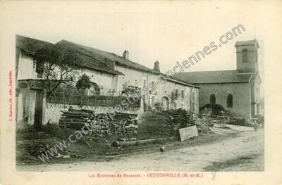 Carte postale ancienne Les Environs de Baccarat — Pettonville (Meurthe-et-Moselle)