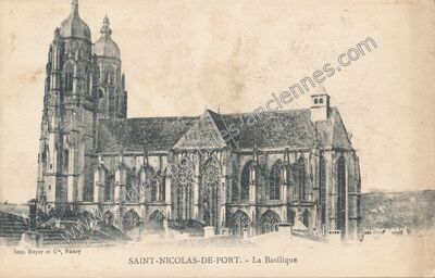 Carte postale ancienne La Basilique — Saint-Nicolas-de-Port (Meurthe-et-Moselle)